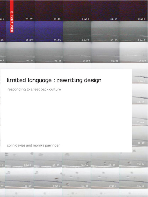 Title details for limited language by Colin Davies - Available